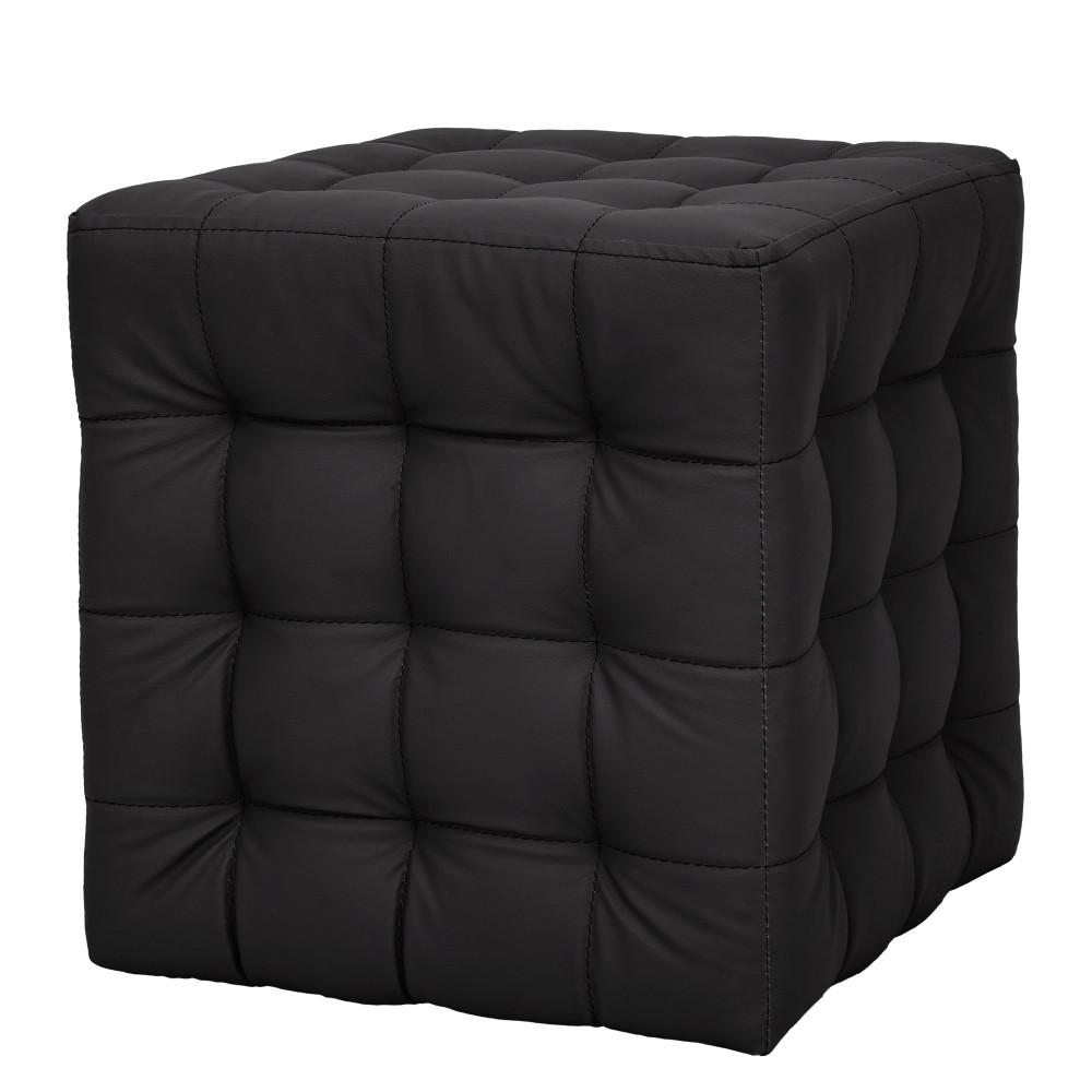 Taburet Bump - imitatie piele POLY negru Taburet Bump - imitatie piele POLY negru
