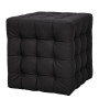 Taburet Bump - imitatie piele POLY negru Taburet Bump - imitatie piele POLY negru
