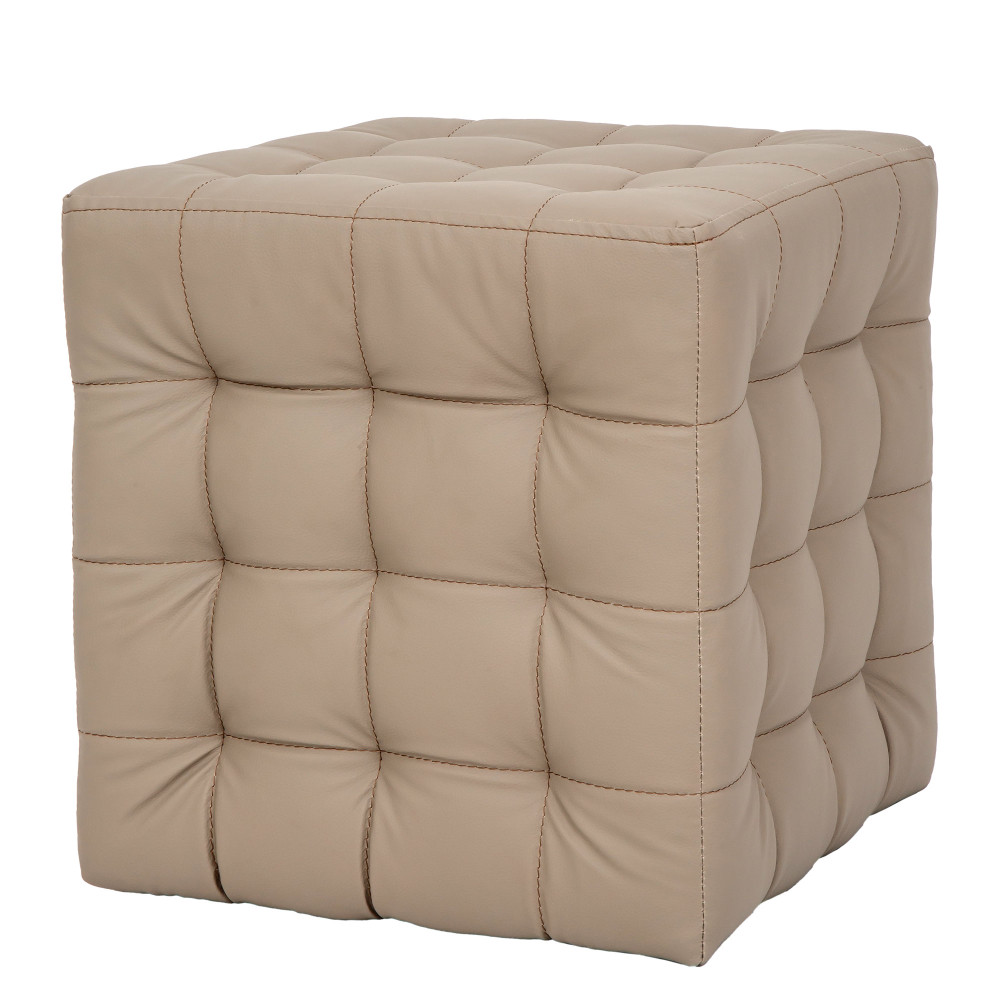 Taburet Bump - imitatie piele POLY taupe Taburet Bump - imitatie piele POLY taupe