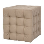Taburet Bump - imitatie piele POLY taupe