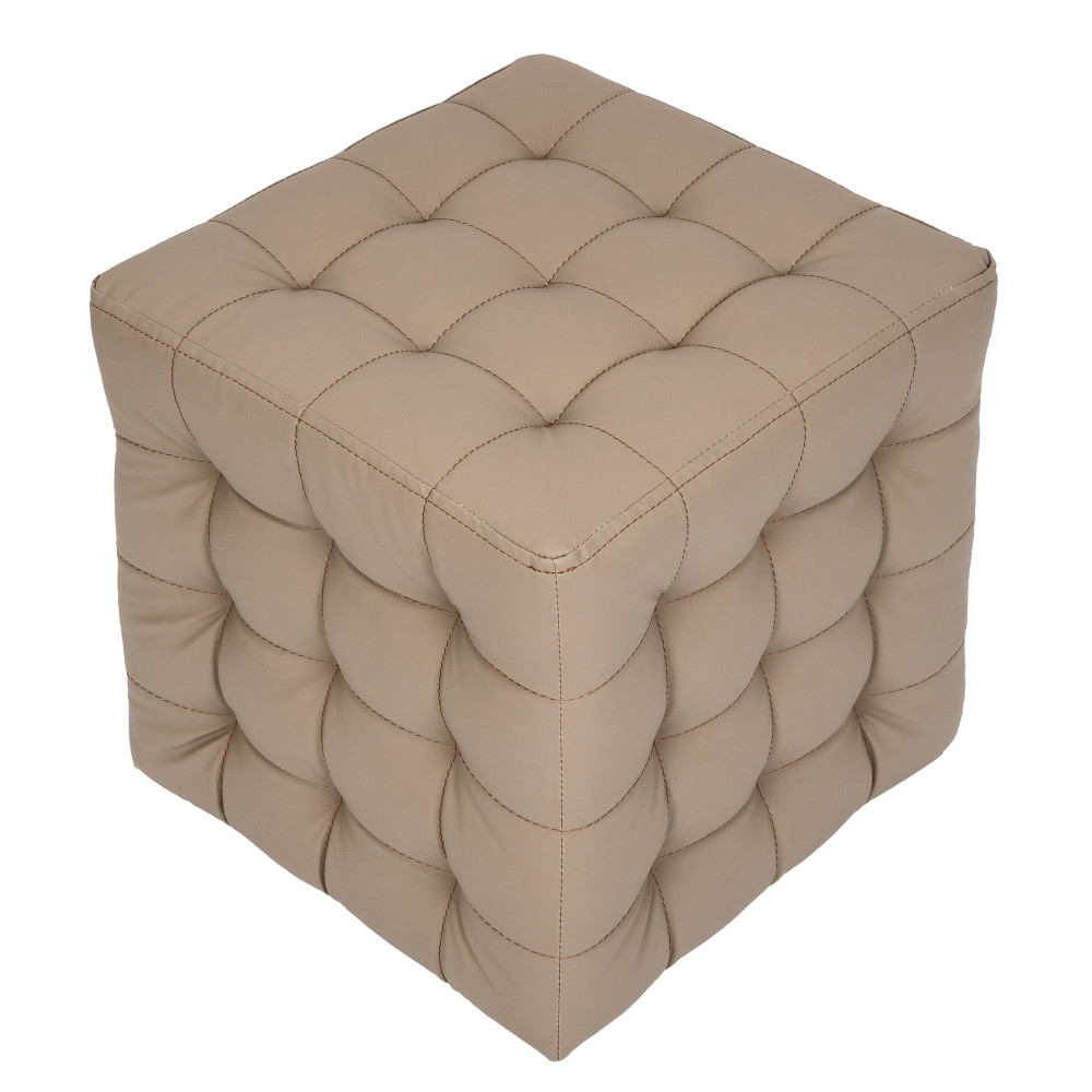 Taburet Bump - imitatie piele POLY taupe Taburet Bump - imitatie piele POLY taupe