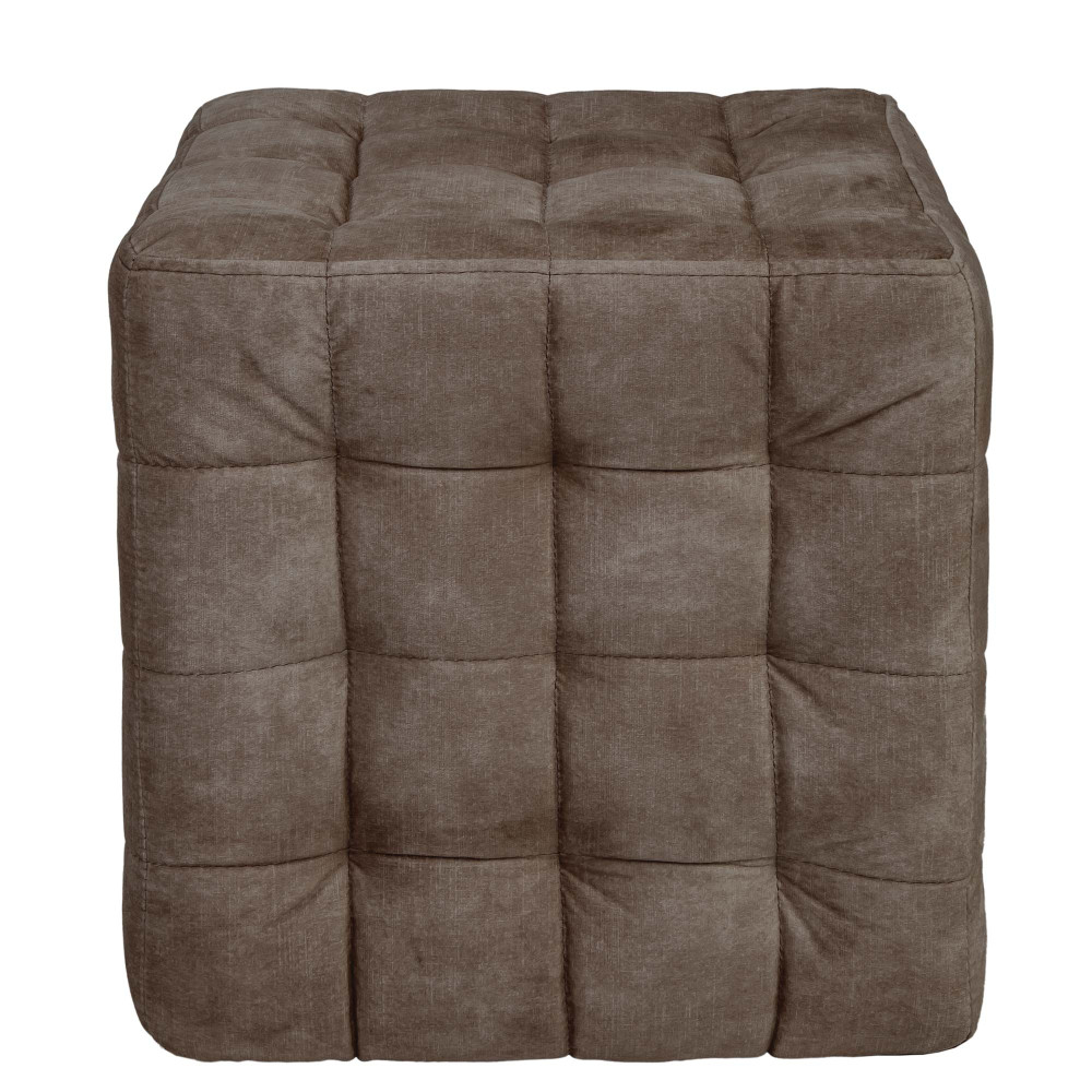 Taburet Bump - stofa P05 - maro