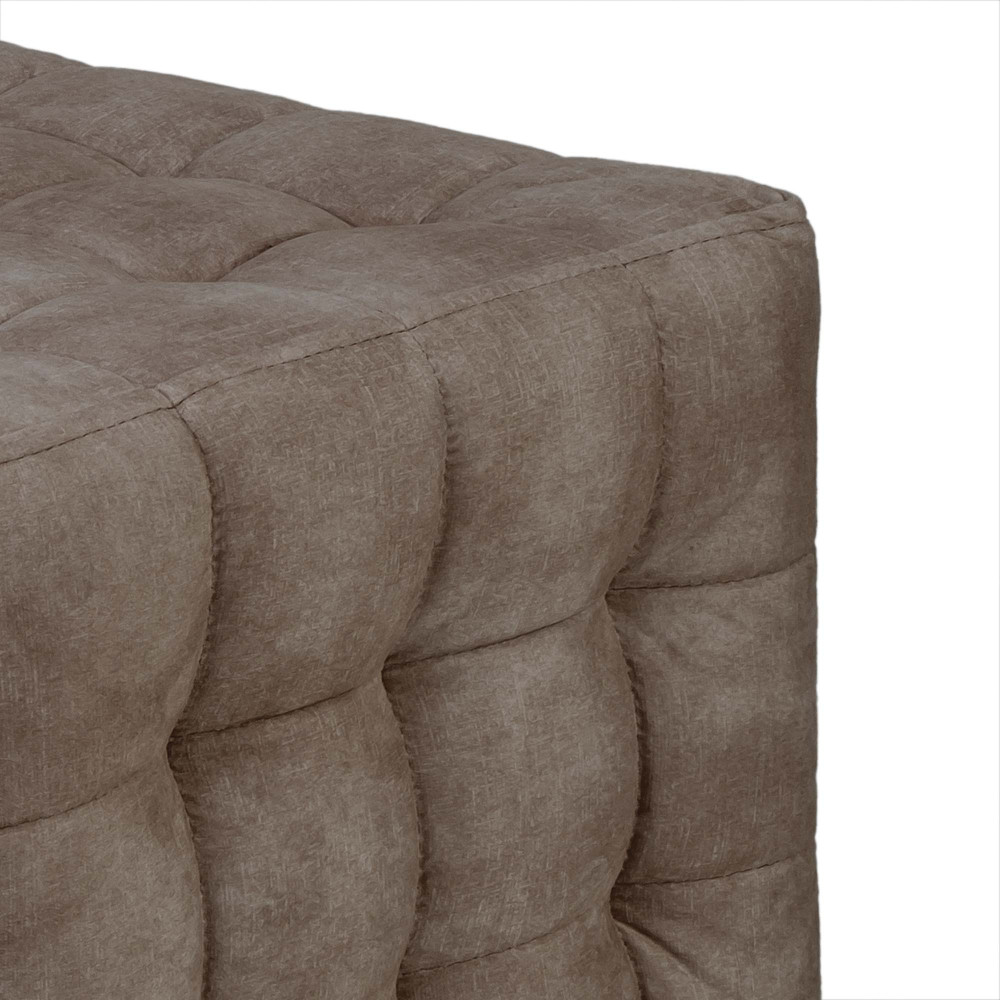 Taburet Bump - stofa P05 - maro