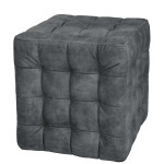 Taburet Bump - stofa P17 - gri