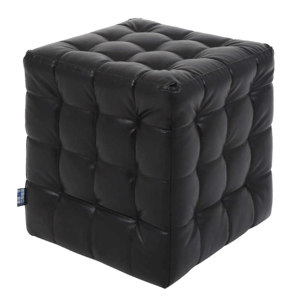 Taburet Bump - imitatie piele negru - 21901 Taburet Bump - imitatie piele negru - 21901