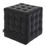 Taburet Bump - imitatie piele negru - 21901
