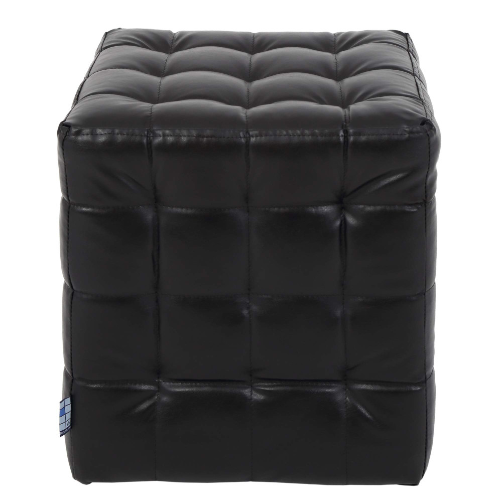 Taburet Bump - imitatie piele negru - 21901 Taburet Bump - imitatie piele negru - 21901