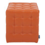 Taburet Bump - imitatie piele portocaliu - 21895 Taburet Bump - imitatie piele portocaliu - 21895