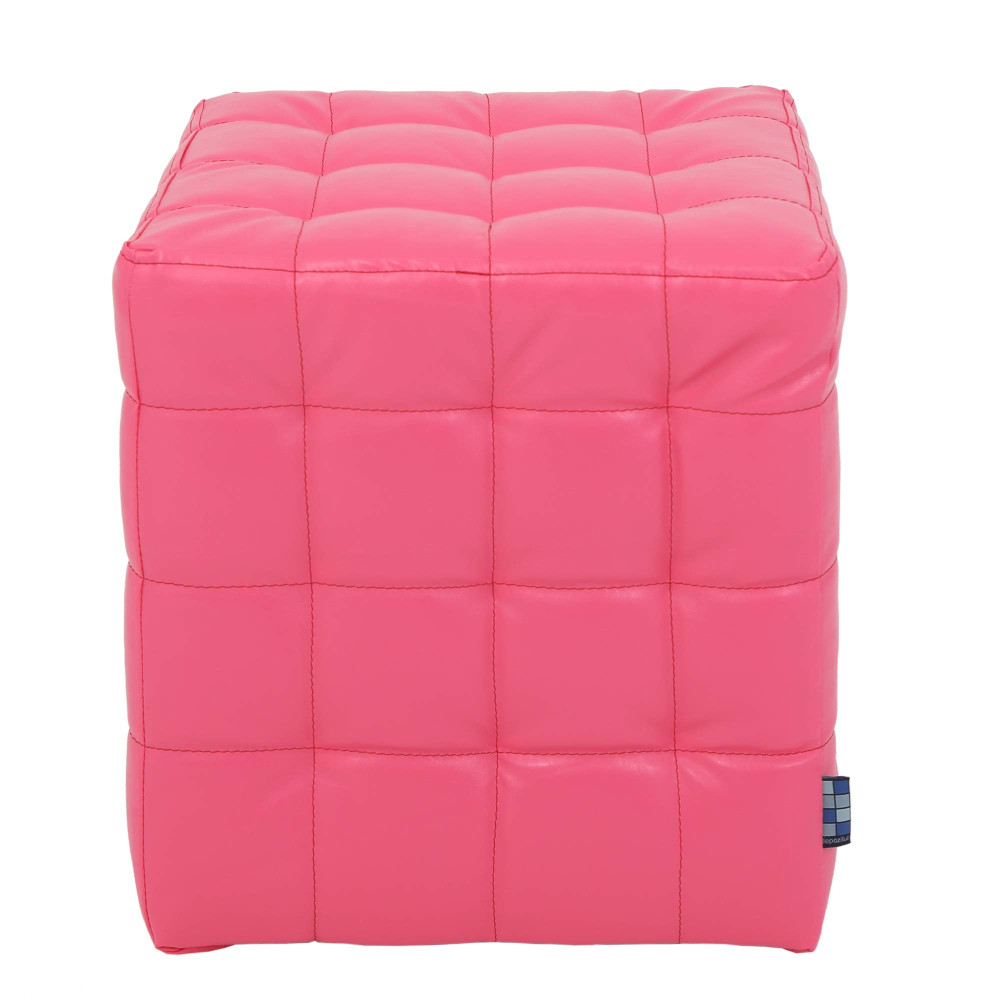 Taburet Bump - imitatie piele roz - 21896 Taburet Bump - imitatie piele roz - 21896
