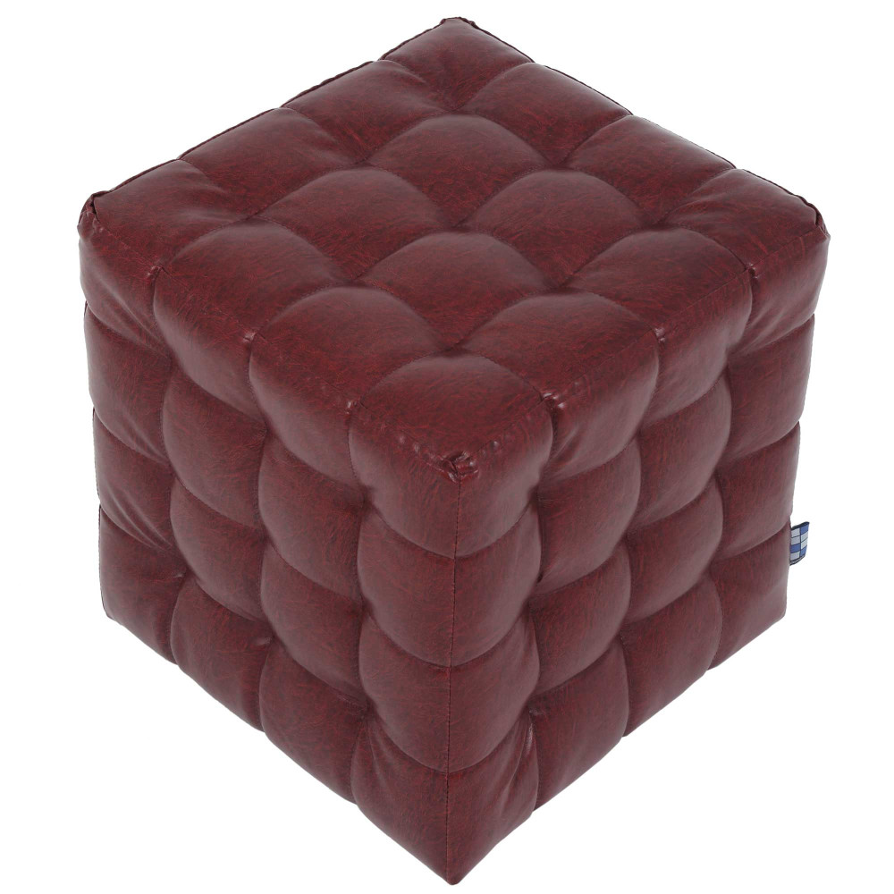 Taburet Bump - imitatie piele bordo - 21902 Taburet Bump - imitatie piele bordo - 21902