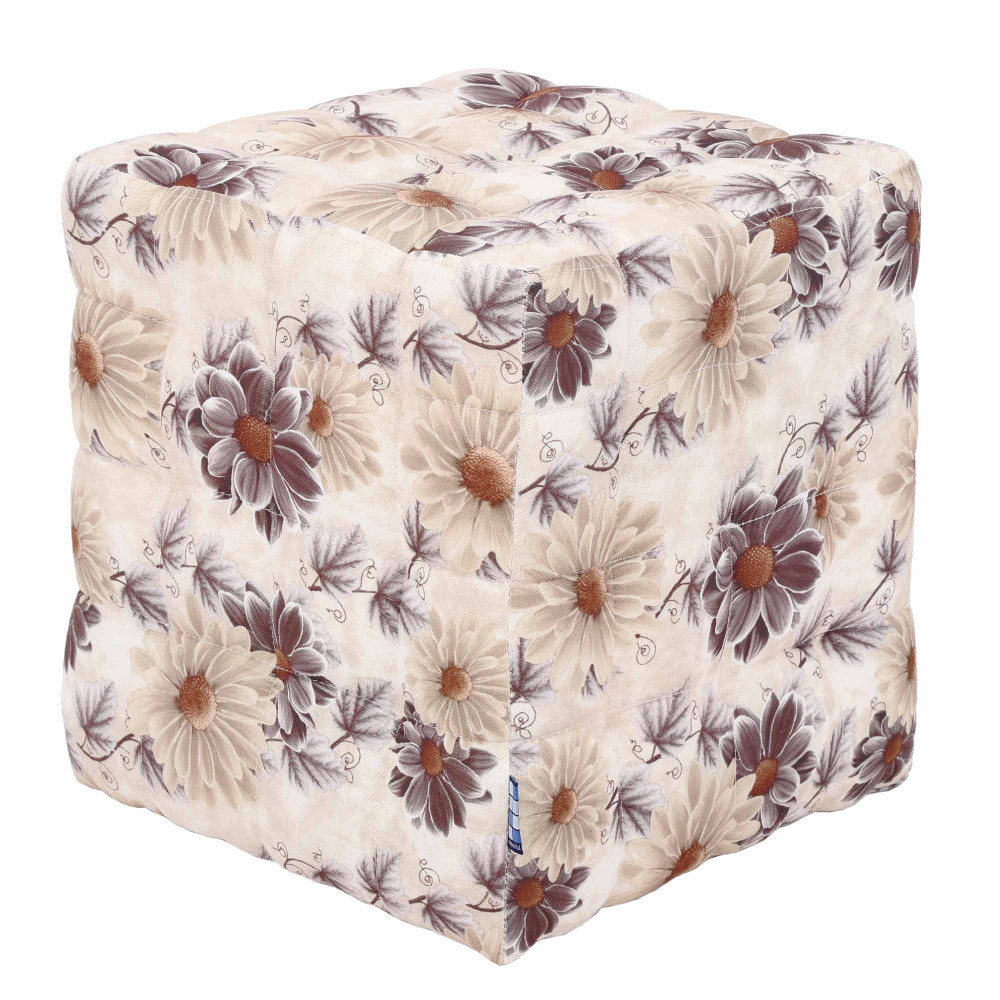 Taburet Bump - stofa CK22 - floral maro Taburet Bump - stofa CK22 - floral maro