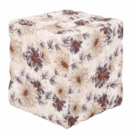 Taburet Bump - stofa CK22 - floral maro 