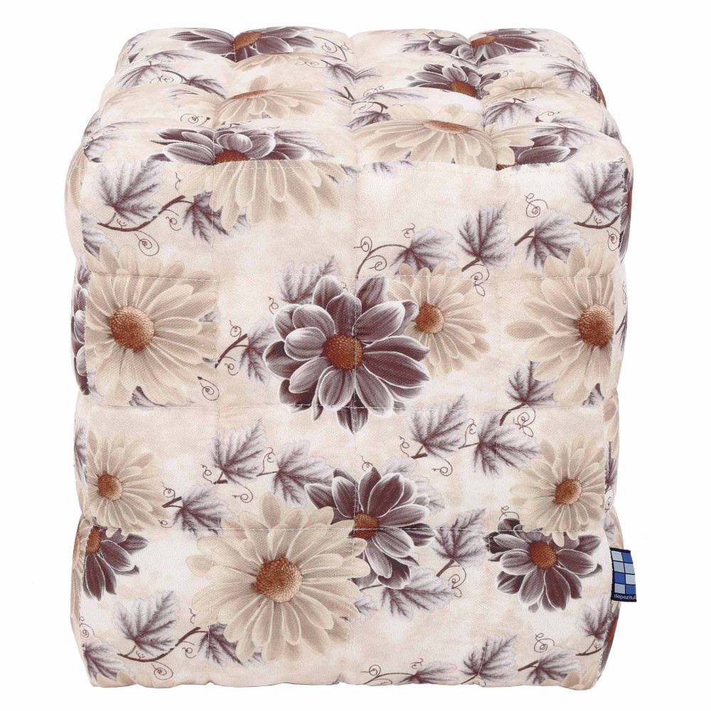Taburet Bump - stofa CK22 - floral maro Taburet Bump - stofa CK22 - floral maro