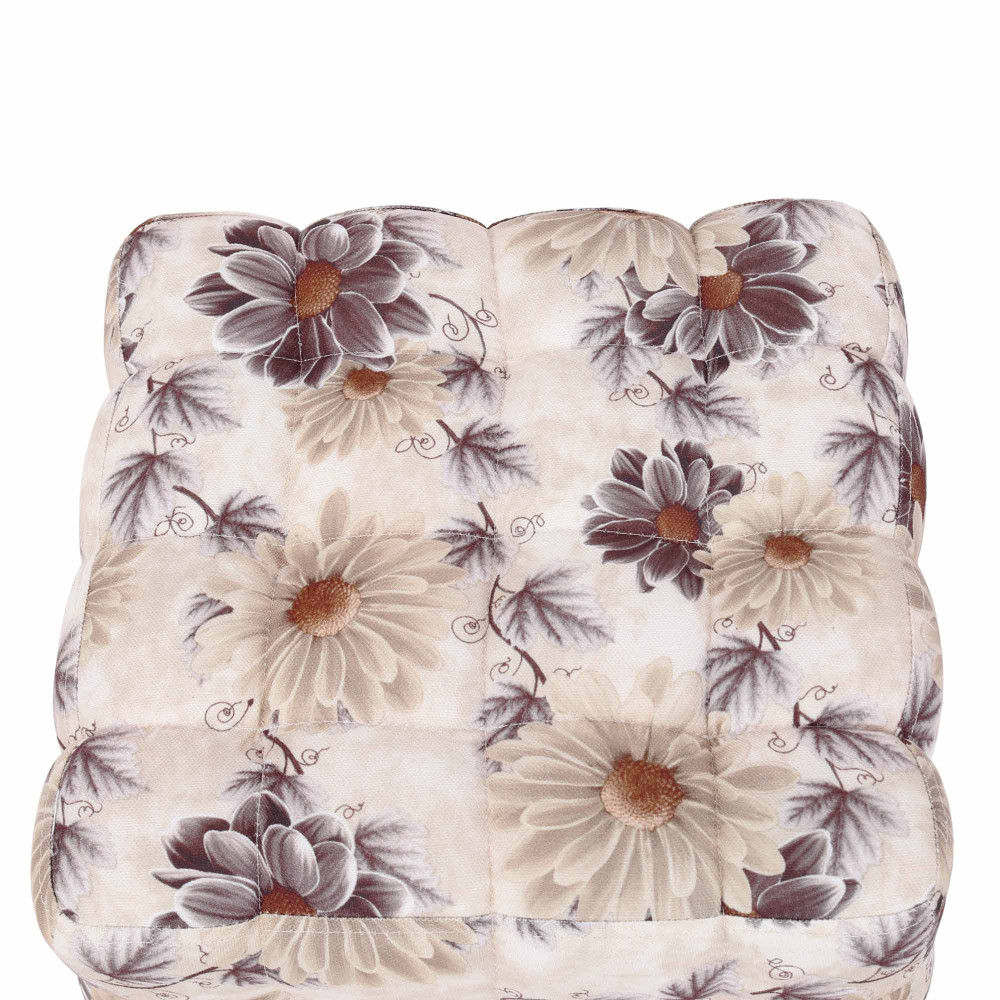 Taburet Bump - stofa CK22 - floral maro Taburet Bump - stofa CK22 - floral maro