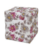 Taburet Bump - stofa CK24 - floral mov
