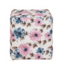 Taburet Bump - stofa CK27 - floral turcoaz Taburet Bump - stofa CK27 - floral turcoaz