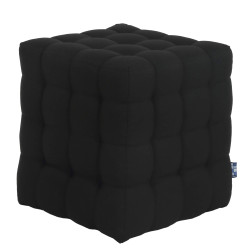 Taburet Bump - stofa S14 - negru Taburet Bump - stofa S14 - negru