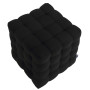 Taburet Bump - stofa S14 - negru Taburet Bump - stofa S14 - negru