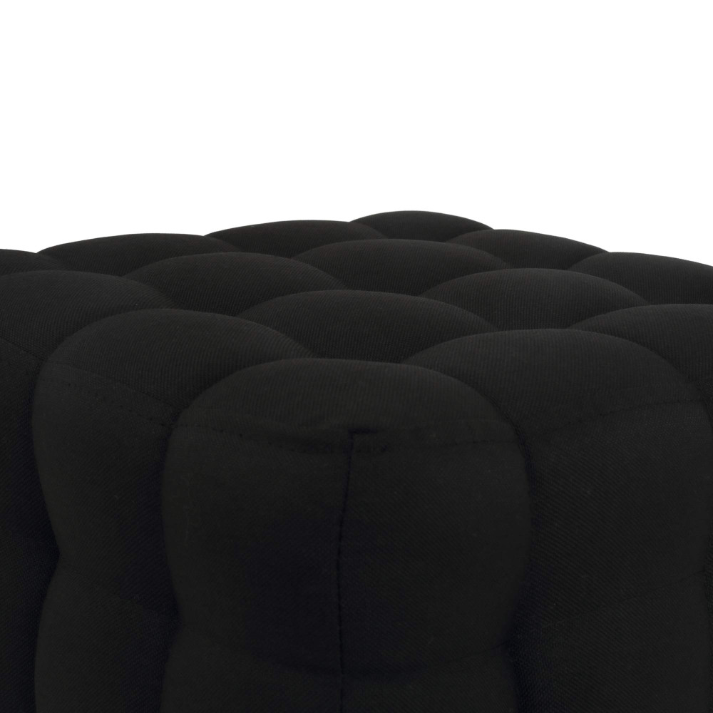 Taburet Bump - stofa S14 - negru Taburet Bump - stofa S14 - negru