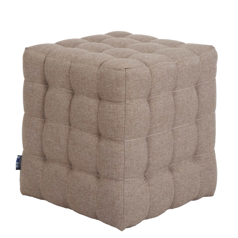 Taburet Bump - stofa S17 - bej Taburet Bump - stofa S17 - bej