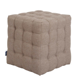 Taburet Bump - stofa S17 - bej Taburet Bump - stofa S17 - bej