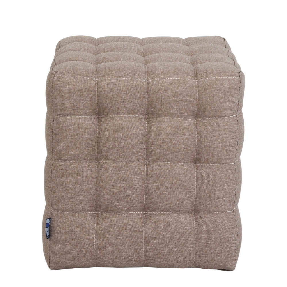Taburet Bump - stofa S17 - bej Taburet Bump - stofa S17 - bej