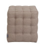 Taburet Bump - stofa S17 - bej Taburet Bump - stofa S17 - bej