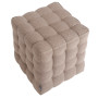 Taburet Bump - stofa S17 - bej Taburet Bump - stofa S17 - bej