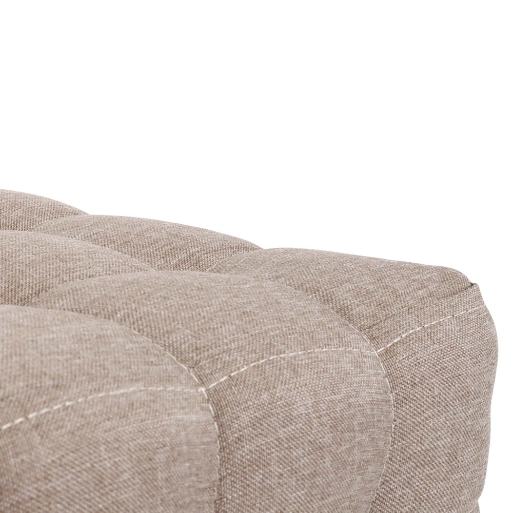 Taburet Bump - stofa S17 - bej Taburet Bump - stofa S17 - bej
