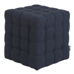 Taburet Bump - stofa S80 - albastru