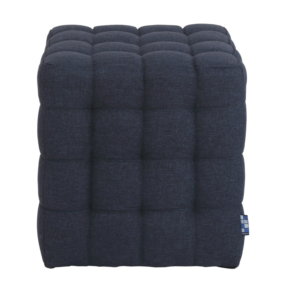 Taburet Bump - stofa S80 - albastru Taburet Bump - stofa S80 - albastru