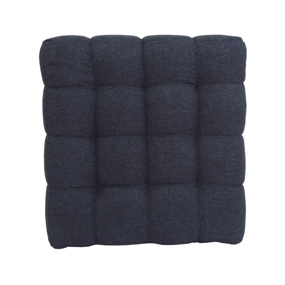 Taburet Bump - stofa S80 - albastru Taburet Bump - stofa S80 - albastru