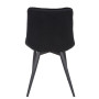 Scaun Carla - cadru negru - catifea negru Scaun Carla - cadru negru - catifea negru