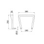 Set brate M05 - scaun vizitator Set brate M05 - scaun vizitator