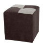 Taburet Cool - stofa K07/K08 - maro/crem Taburet Cool - stofa K07/K08 - maro/crem