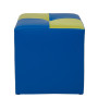Taburet Cool - imitatie piele albastru/verde - 21898/21899 Taburet Cool - imitatie piele albastru/verde - 21898/21899