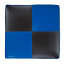 Taburet Cool - imitatie piele albastru/wenge - 21898/21835 Taburet Cool - imitatie piele albastru/wenge - 21898/21835