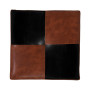 Taburet Cool - imitatie piele coniac/negru - 8070/21901