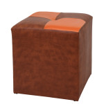 Taburet Cool - imitatie piele coniac/portocaliu - 8070/21895