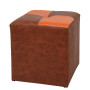 Taburet Cool - imitatie piele coniac/portocaliu - 8070/21895