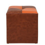 Taburet Cool - imitatie piele coniac/portocaliu - 8070/21895