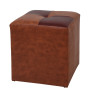 Taburet Cool - imitatie piele coniac/bordo - 8070/21902 Taburet Cool - imitatie piele coniac/bordo - 8070/21902