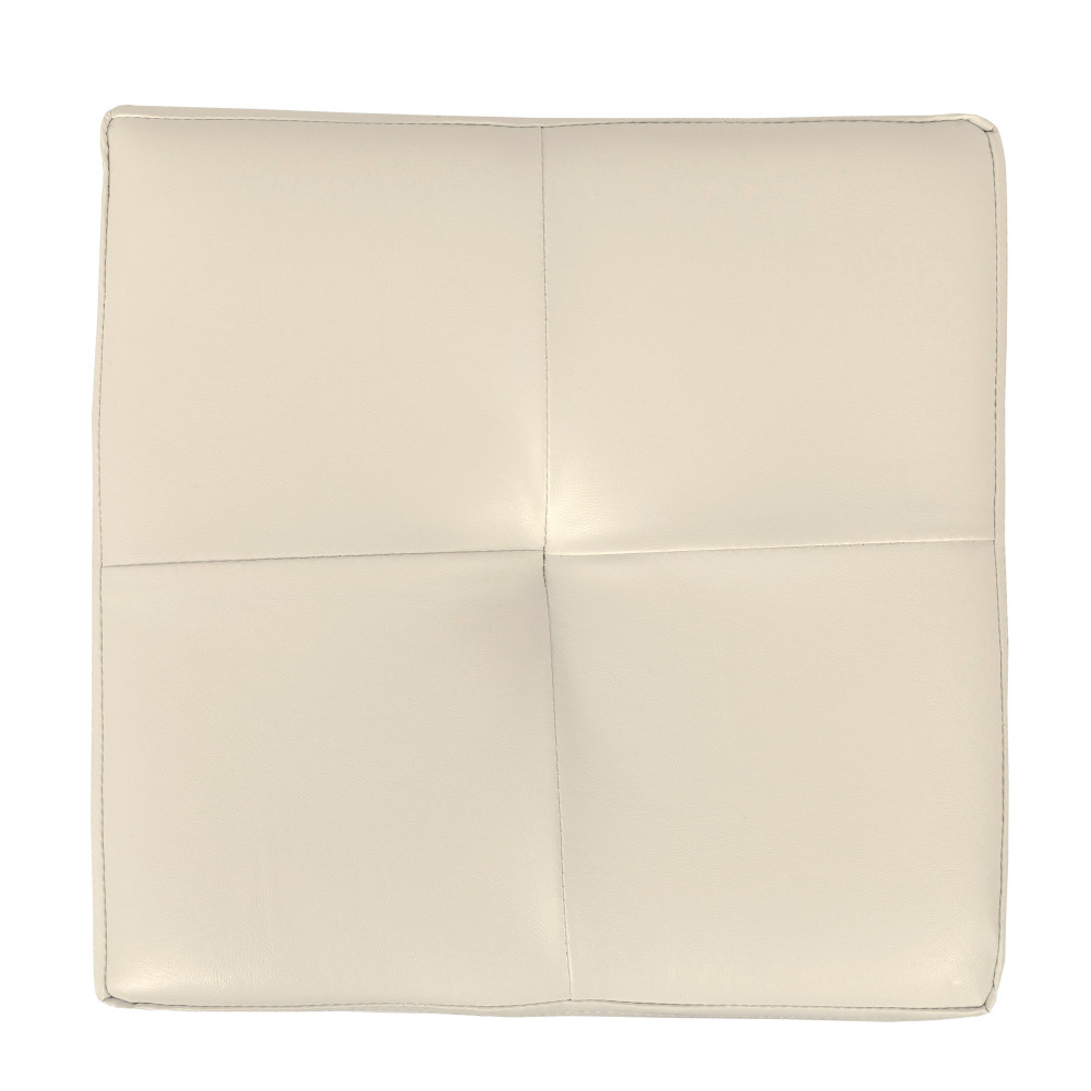 Taburet Cool - imitatie piele crem - 21834
