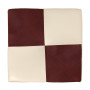 Taburet Cool - imitatie piele crem/bordo - 21834/21902