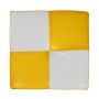 Taburet Cool - imitatie piele galben/alb - 22168/21894 Taburet Cool - imitatie piele galben/alb - 22168/21894