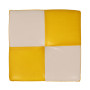 Taburet Cool - imitatie piele galben/crem - 22168/21834
