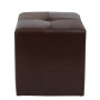 Taburet Cool - imitatie piele maro - 15611