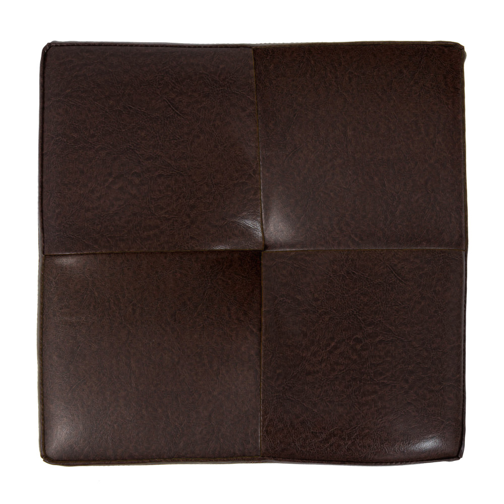 Taburet Cool - imitatie piele maro - 15611