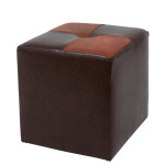 Taburet Cool - imitatie piele maro/coniac - 15611/8070