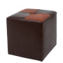 Taburet Cool - imitatie piele maro/coniac - 15611/8070 Taburet Cool - imitatie piele maro/coniac - 15611/8070